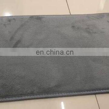 Multicolor Polyester Coral Fleece Silk Floor Mat Soft Flooring Carpets