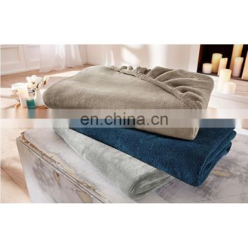 microfiber coral fleece elastic fitted sheet for bed ,bed cover for living room