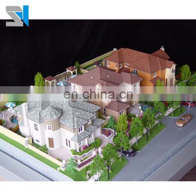 China architecture model supplier making ho villa house scale model for sale/miniature figures