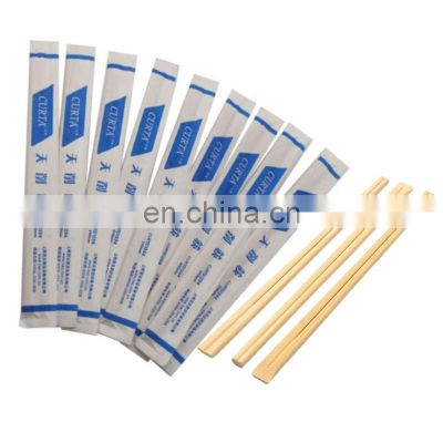 High-Quality Wholesale Japanese Korean Full Paper Brand Wrapper Bamboo Disposable Tensoge Chopsticks