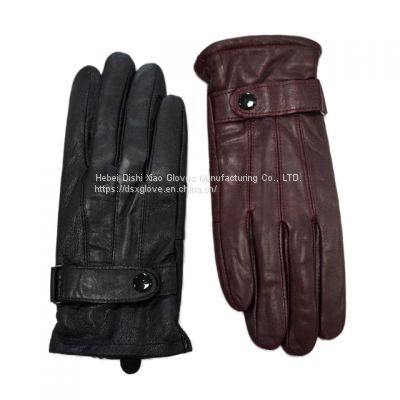 High Quality Sheepskin leather gloves Touch Screen Winter Gloves