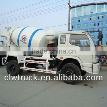 FOTON 4x2 cement mixer truck,3 m3 mixer truck
