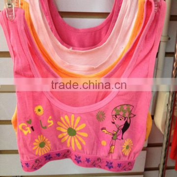0.33USD Stock Factory High Quality Cheappest Cotton Sexy Girls Students Singlets Tank Top Shorts Style /Underwears (kcbx024)