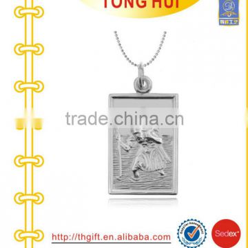 3D Old man dog tag necklace manufacturer jewelry