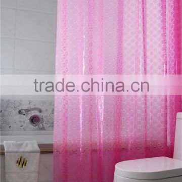 PVC Transparent Waterproof Bathroom Curtain