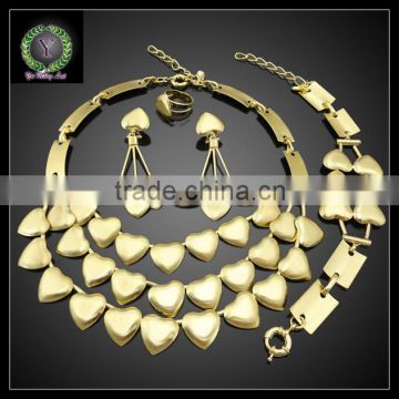 Newest arrived african gold plated jewelry set for woman dress AHK1084                        
                                                                                Supplier's Choice