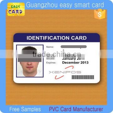 PVC offset printing LF EM4305 Photo ID card with nice price