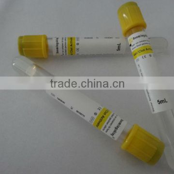 Sterile Vacuum Blood Collection Tube/Gel&Clot ativator tube