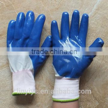 [Gold Manufacturer, Trade Assurance, Hot Sale] 13 gauge nylon glove core nitrile full coated work glove