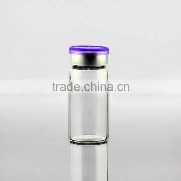 small vial bottle with flip off cap