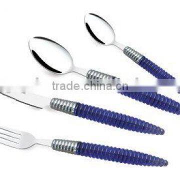 cutlery with plastic handle T062