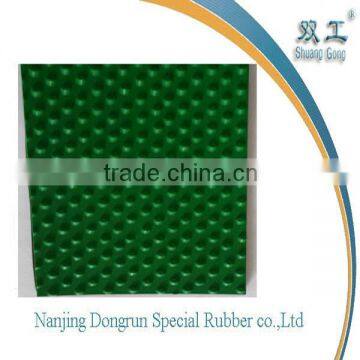 samll green round dot rubber sheet