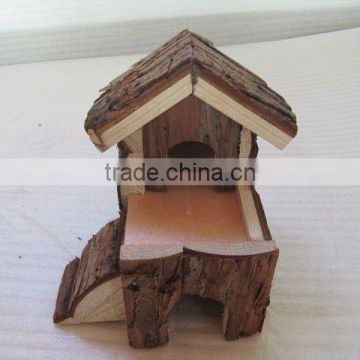 Wooden hamster cage