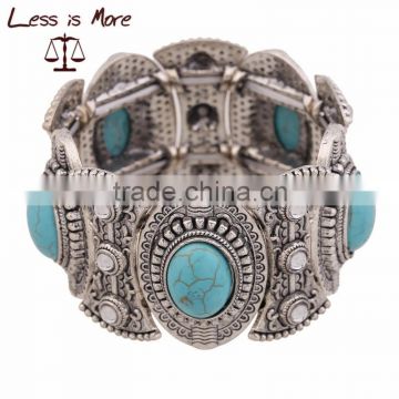 New design!! Lady turquoise charm bracelet , fashion titanium bracelet