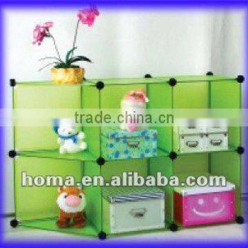 Sell newest plastic storage racks 4cubes and2half DIY storge shelf