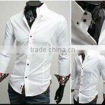 Mens 100% cotton long sleeve shirt
