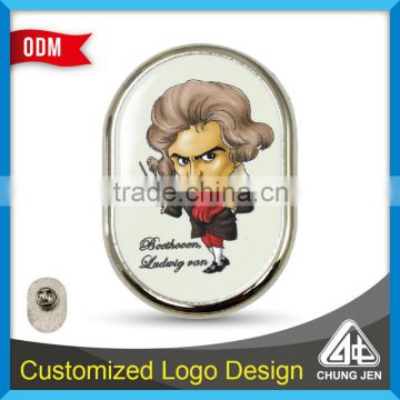 Wholesale Custom printing metal badge Manufacturer