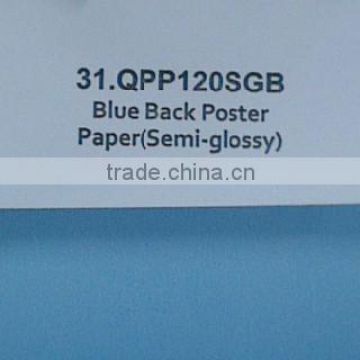 Blue Back Poster Paper(Semi-glossy)