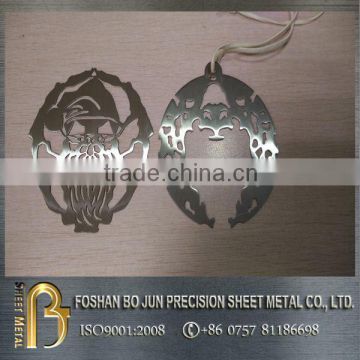 China suppliers manufacturers customized stainless steel chrismas decoration with precision cutting
