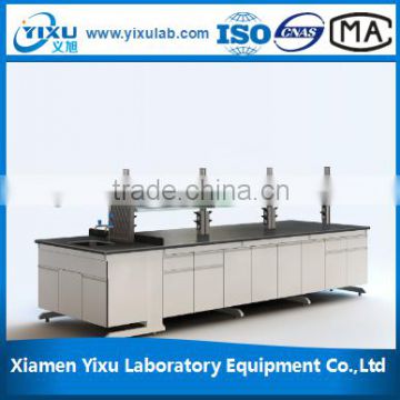 Chemical laboratory stainless steel island bench