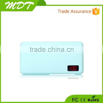 Newest arrival high capacity 10000mah LCD display portable power bank for present