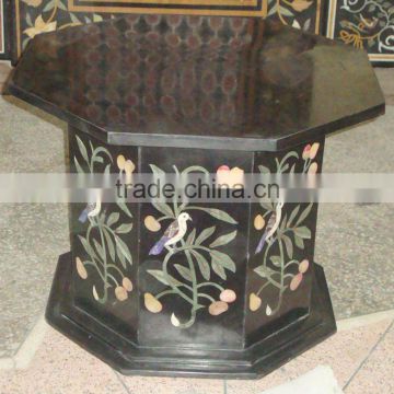 Stone Inlaid Table Stand