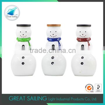 snowman shape wedding vases wholesale with lid