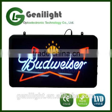 22*13 inch Bright Animated Custom Beer Logo LED Sign
