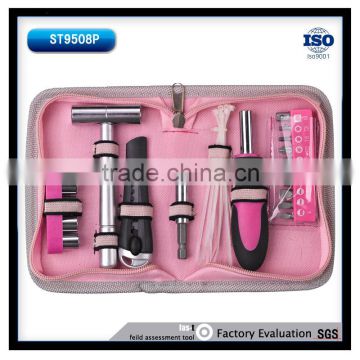 31Pcs Pink Tool Bag Set,Women's Small Gift Item