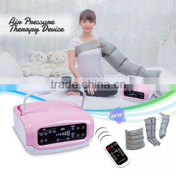 Home use body shaping lymph drainage air pressure electric massage pressotherapy equipment