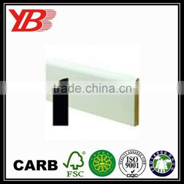 4880mm white primed mdf skirting moulding