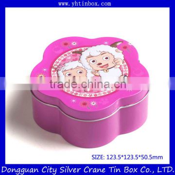 Cartoon Candy Tin Box/Lovely Mint Candy Tin Box/Fancy Decorative Candy Tin Box