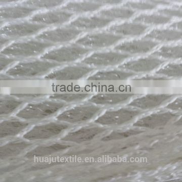 100% polyester 3D air mesh fabric in white color
