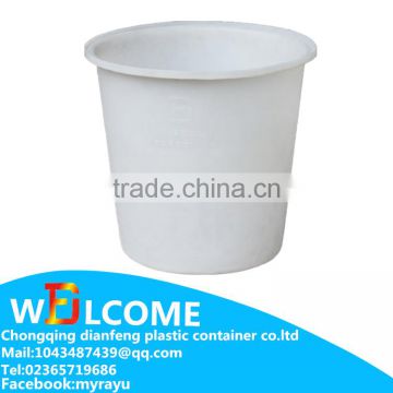 White Round LLdpe Plastic Manufacturers Food Grade Bucket