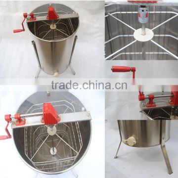 honey processing machine stainless steel honey extractor 4 frame extractor of manual type cheap wholesale