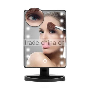 Makeup Mirror with 18 LED Light desktop mirror