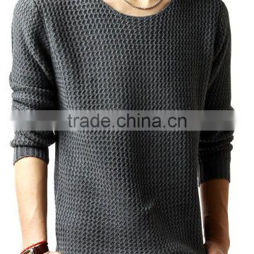 Men's solid color fashion cashmere sweater