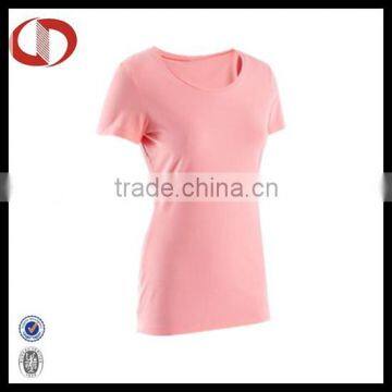 Womens plain dyed short sleeve t shirt