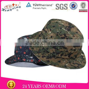 Make your own design high quality men designer camouflage military bucket hat