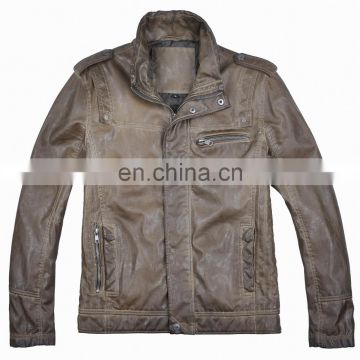 2016 Manufacture Latest Fashion Mens PU Jacket