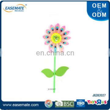 Promotional gifts customized logo mini plastic windmill toy with light