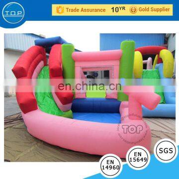 TOP INFLATABLES 2017 Popular Inflatable Slide with Bouncer Oxford fabric