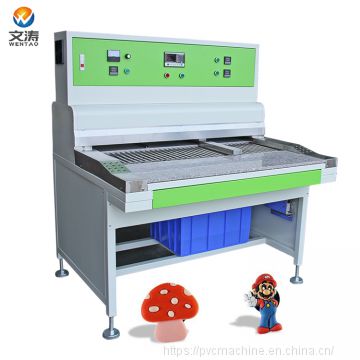 automatic pvc baking machine for label keychain patch glove