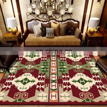 Household vintage persian digital printed mat prayer rug for muslim