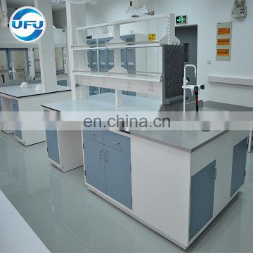 New Design Laboratory Furniture Epoxy Resin Worktop Lab Table with PP Sink