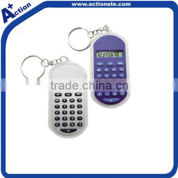 mini promotional calculator with clips for keys