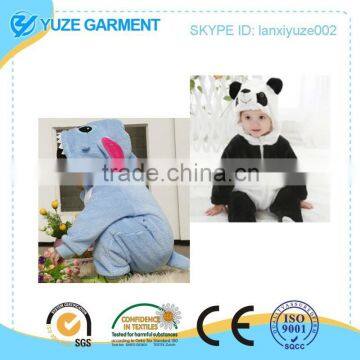 cute animal shaped baby romper, child clothes set wholesale