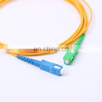 Simplex Single mode G657A G652D  SC APC To SC UPC Fiber Optic Patch cord patch cord monomodo sc/apc sc/upc simplex 3 mts