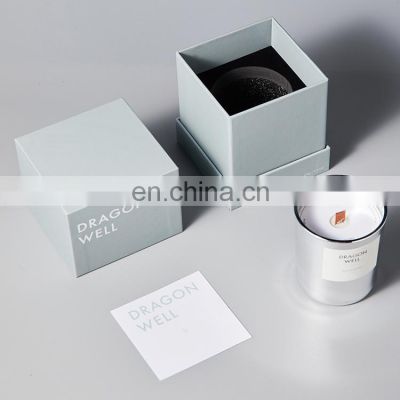 luxury Printing cardboard gift candle shipping packaging boxes custom vibrent colours gold box packaging for candle