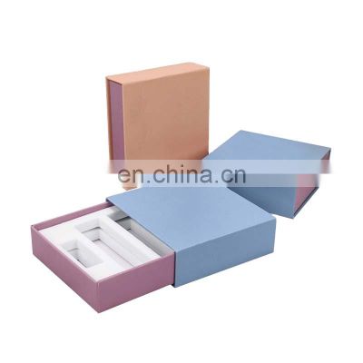Customized Printing Logo Luxury Cardboard Paper Gift Packaging Empty Perfume Bottle Sliding Box